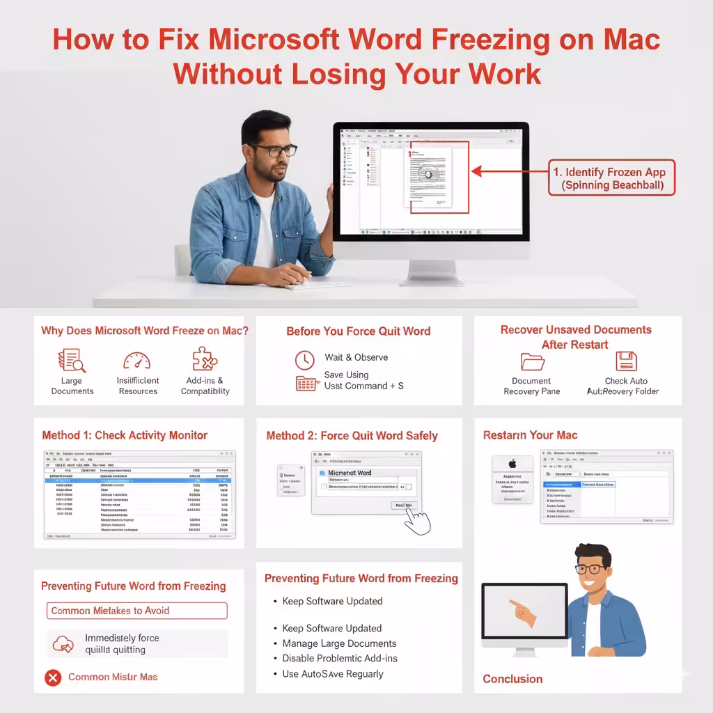 How to Fix Microsoft Word Freezing on Mac Without Losing Your Work – 2025