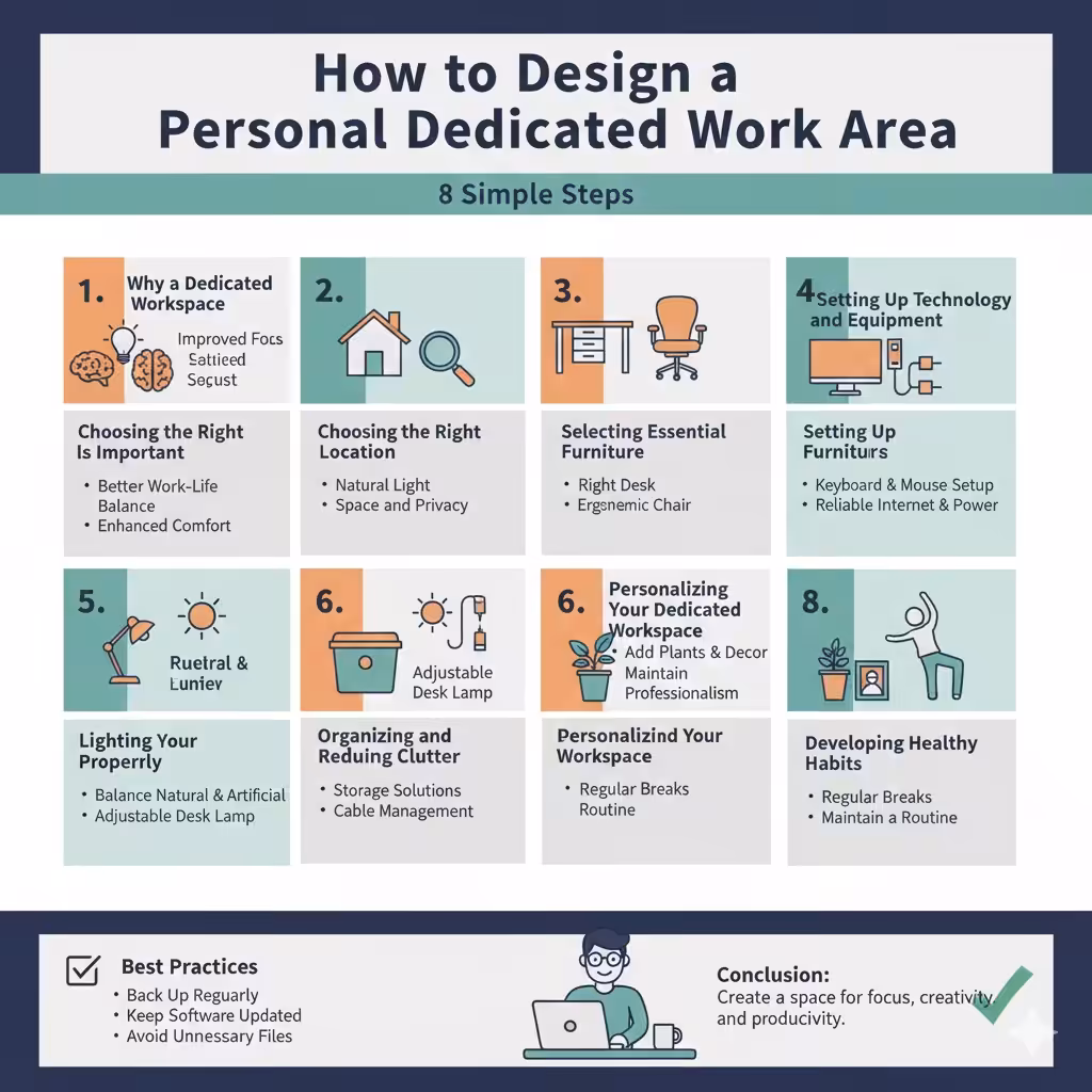 How to Design a Personal Dedicated Work Area – 2025