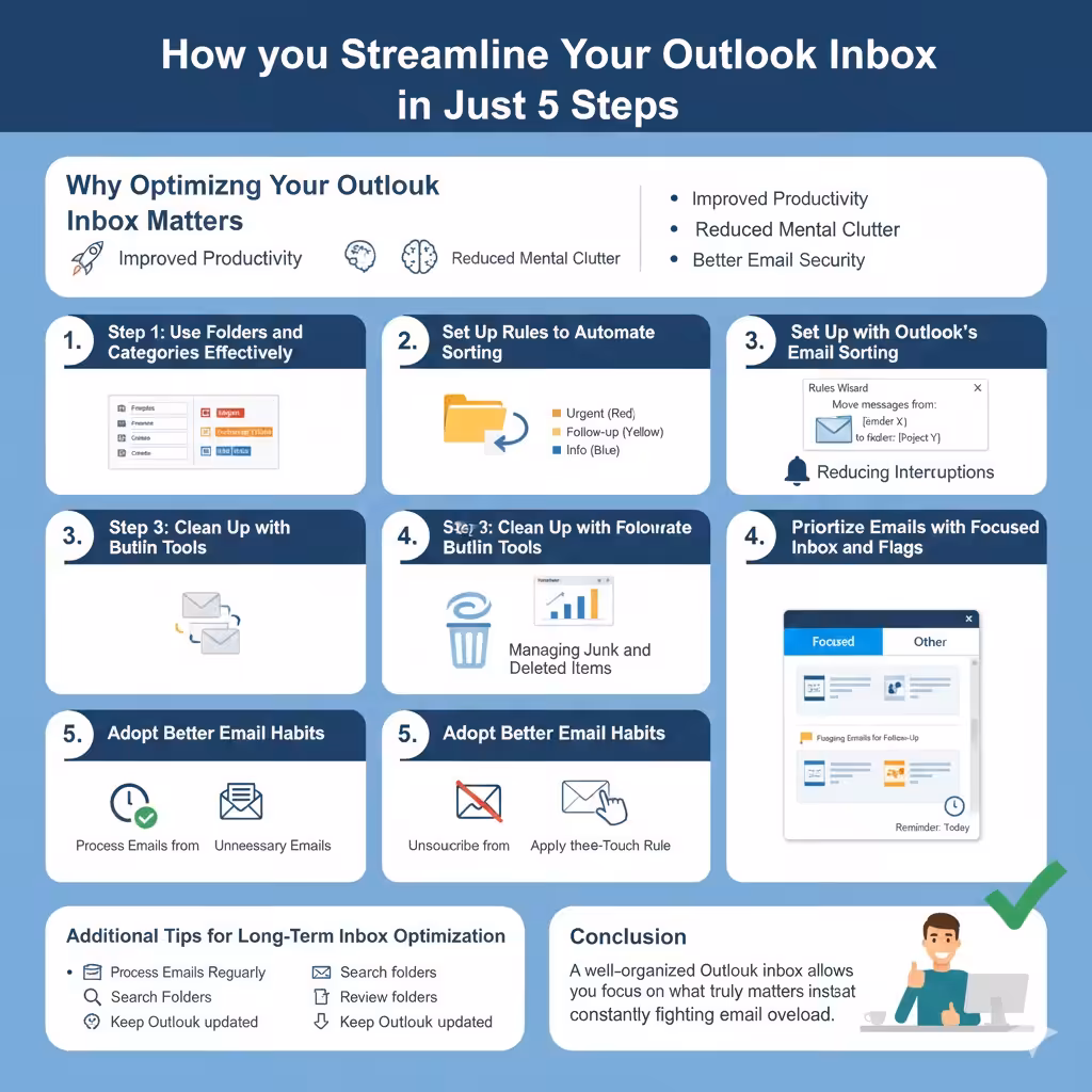How to Streamline Your Outlook Inbox in Just 5 Steps
