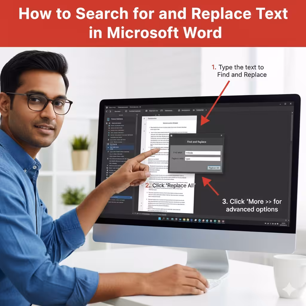 How to Search for and Replace Text in Microsoft Word – 2025