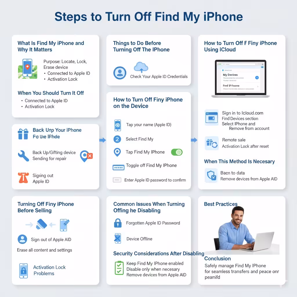 Steps to Turn Off Find My iPhone – 2025