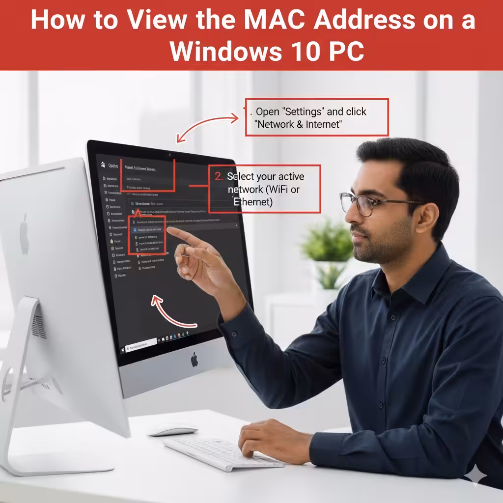 How to View the MAC Address on a Windows 10 PC