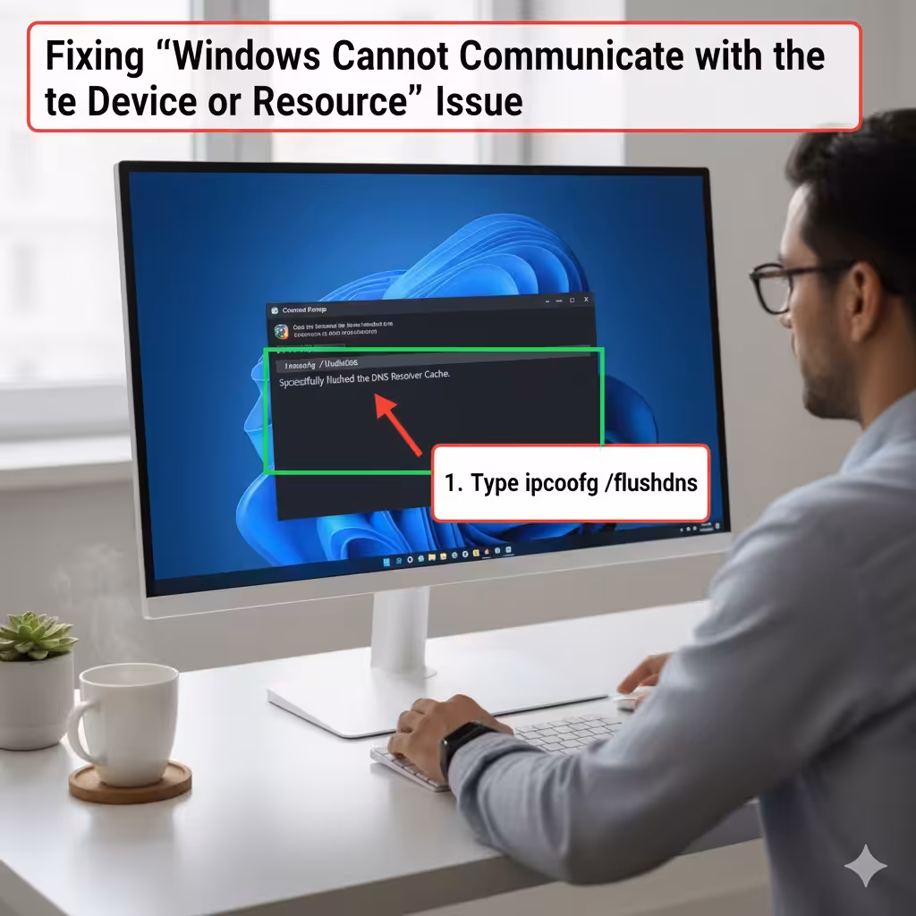 Fixing the “Windows Cannot Communicate with the Device or Resource” Issue – 2025
