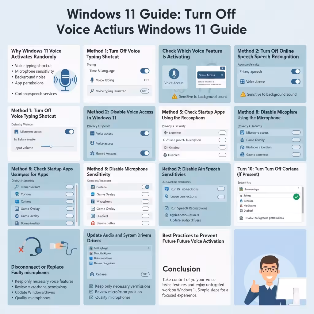 Windows 11 Guide: Turn Off Automatic Voice Activation
