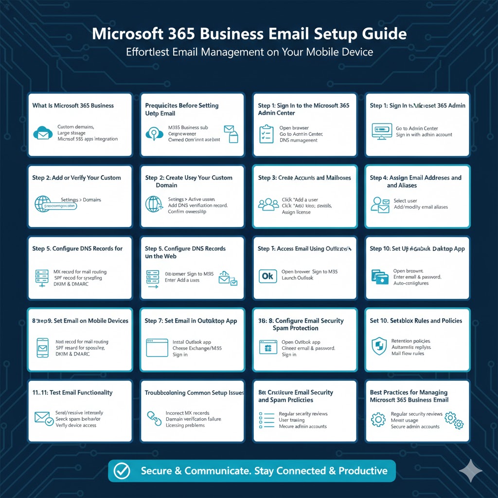 Microsoft 365 Business Email Setup Guide (Step-by-Step Instructions)