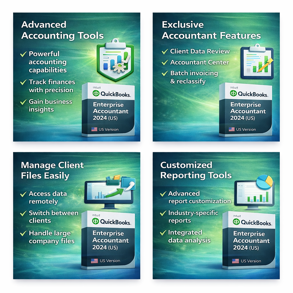 Intuit QuickBooks Enterprise Accountant 2024 (US) Feature II Intuit QuickBooks Enterprise Accountant 2024 US Feature II