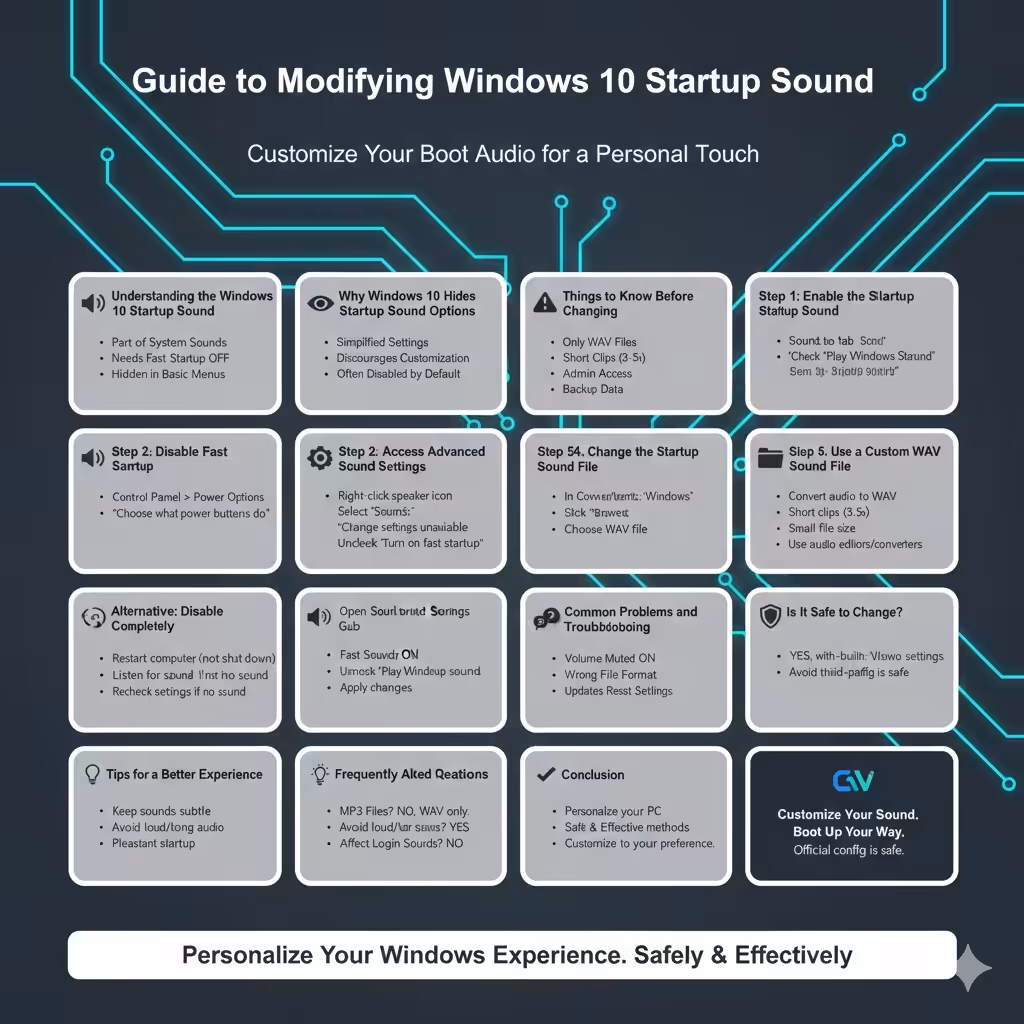Guide to Modifying Windows 10 Startup Sound