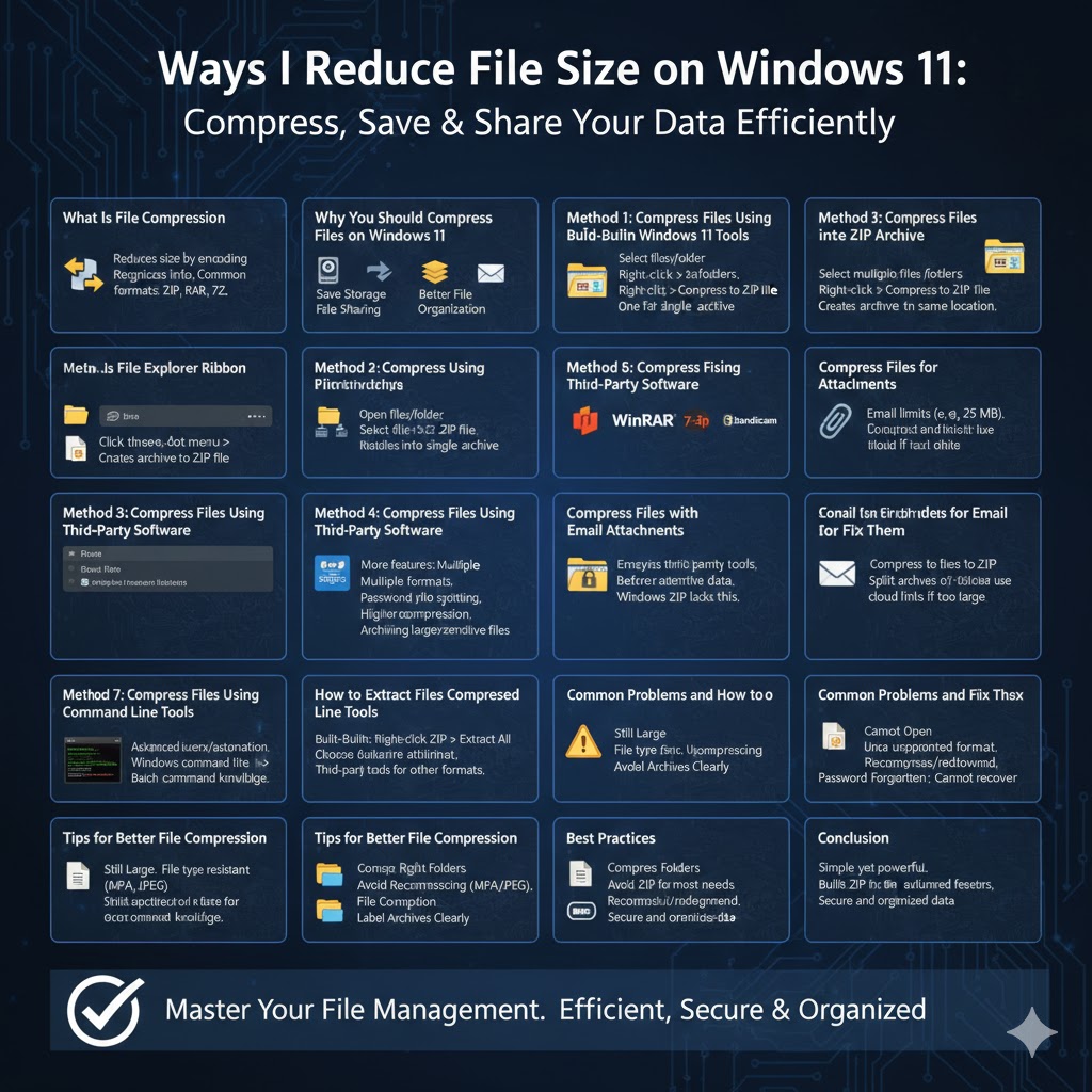 Ways to Reduce File Size on Windows 11