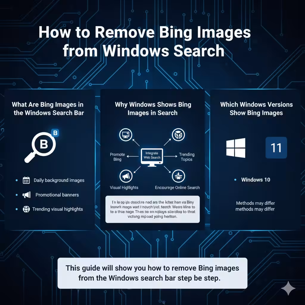 How to Remove Bing Images from Windows Search – 2026