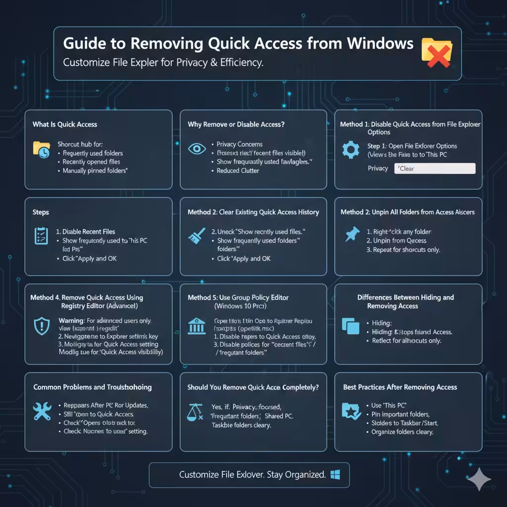 Guide to Removing Quick Access from Windows 10