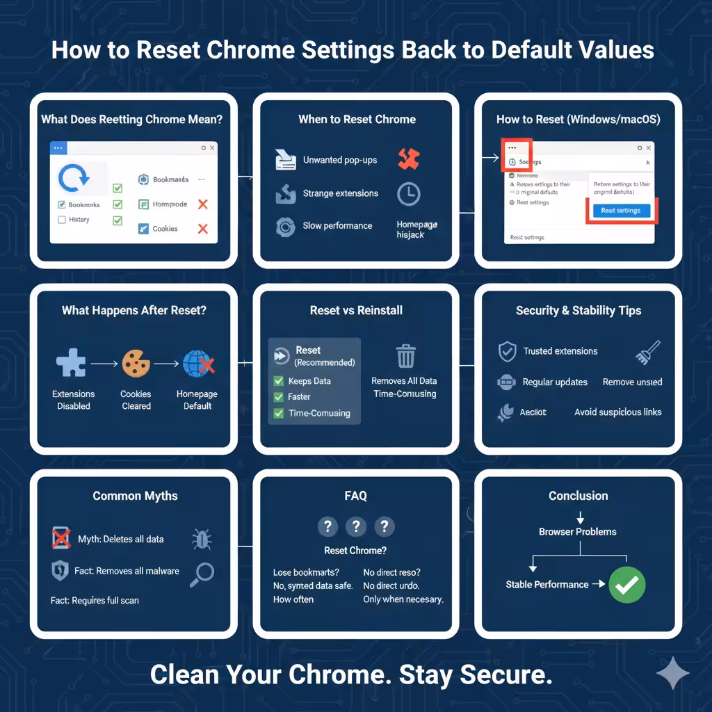 How to Reset Chrome Settings Back to Default Values – 2026