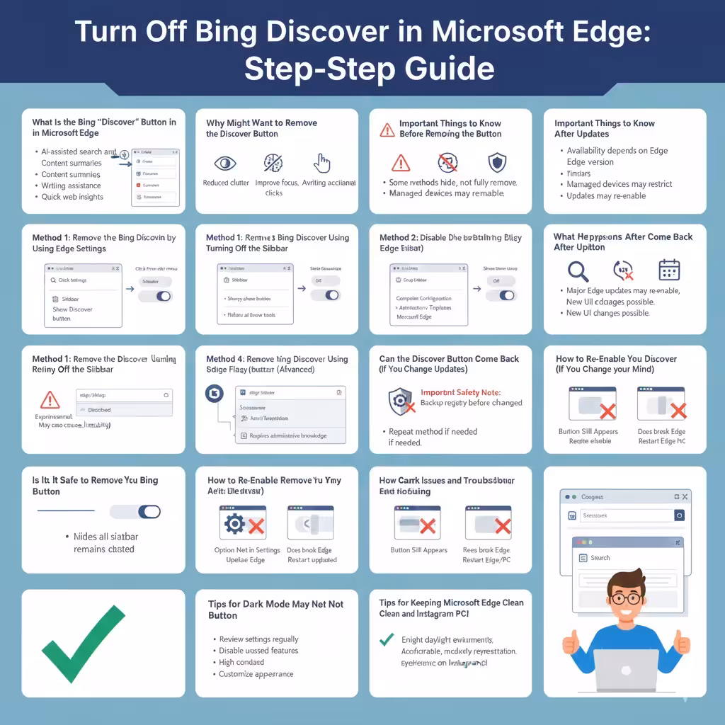 Turn Off Bing Discover in Microsoft Edge: Step-by-Step Guide – 2025