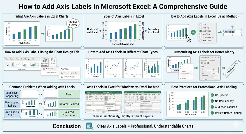 How to Add Axis Labels in Microsoft Excel – 2026