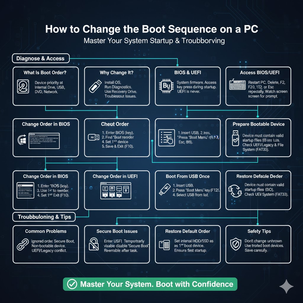 How to Change the Boot Sequence on a PC – 2026