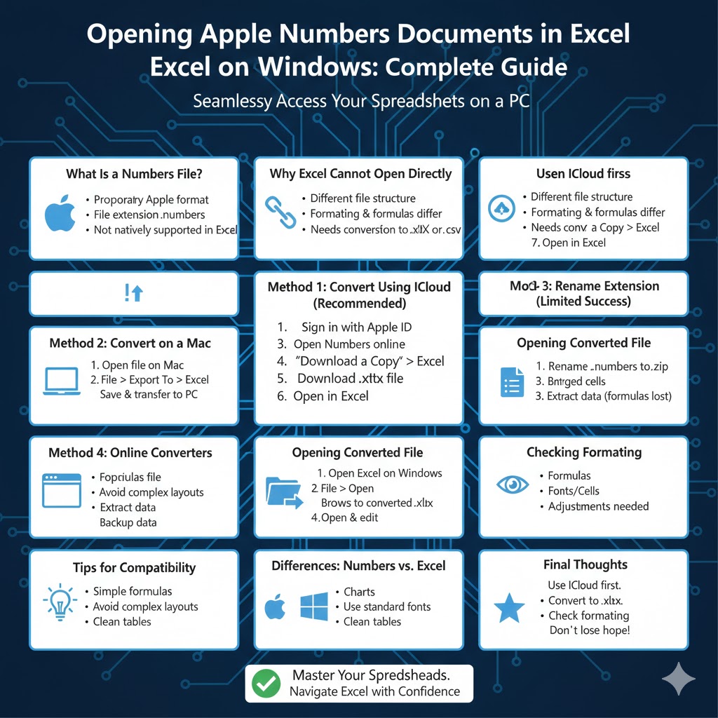 Opening Apple Numbers Documents in Excel on Windows: Complete Guide – 2026