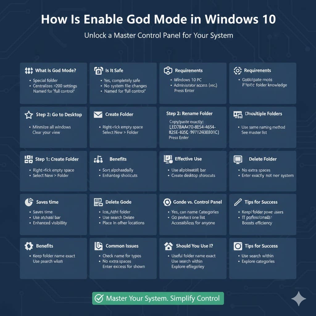 Guide to Enabling God Mode in Windows 10 4 Enabling God Mode2