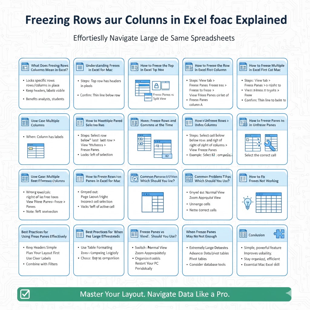 Freezing Rows and Columns in Excel for Mac Explained – 2026