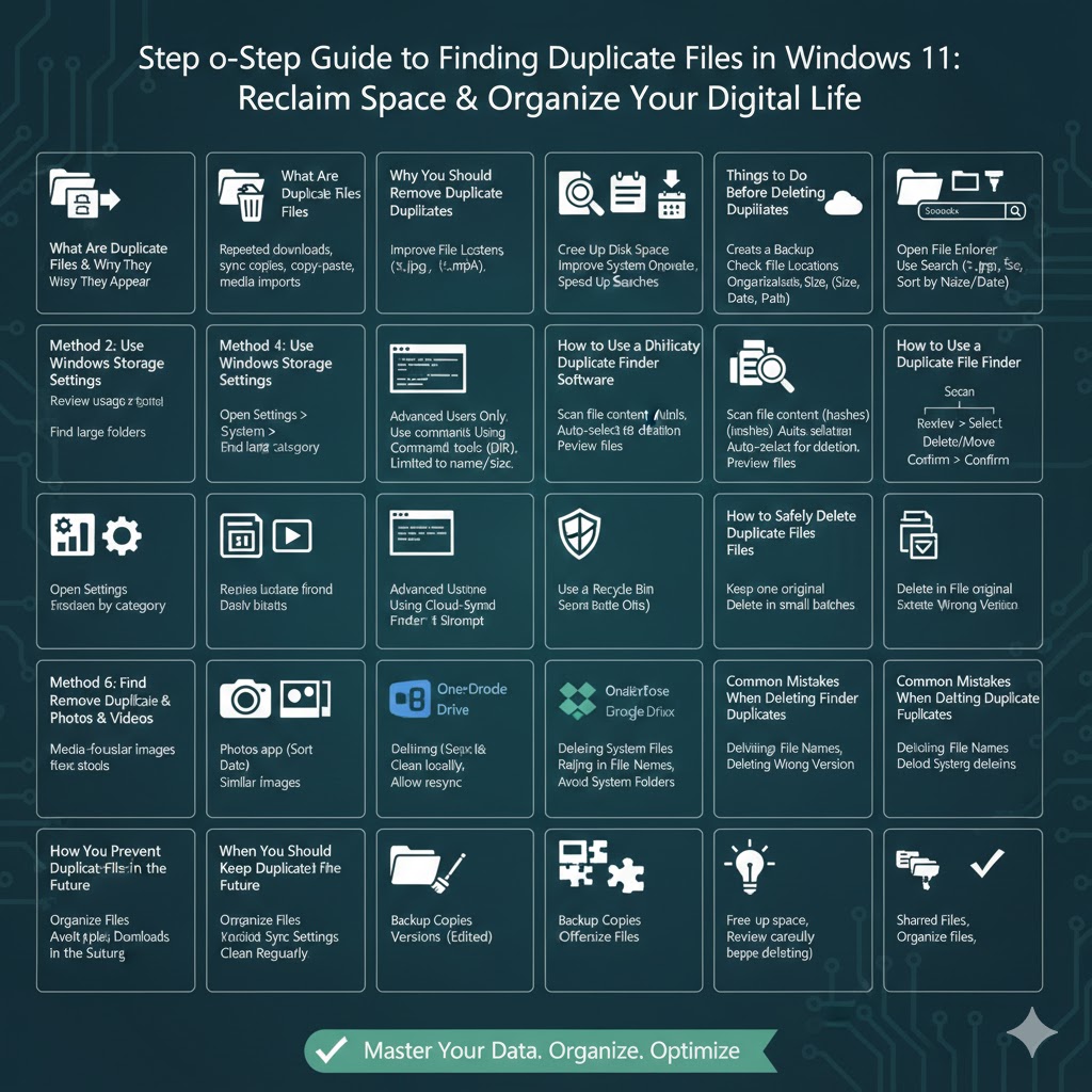 Step-by-Step Guide to Finding Duplicate Files in Windows 11