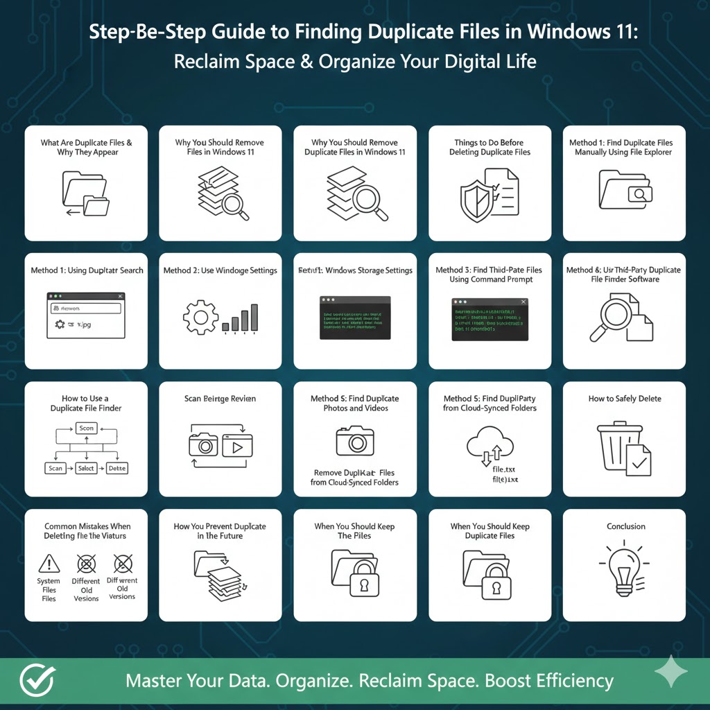 Step-by-Step Guide to Finding Duplicate Files in Windows 11 5 Finding Duplicate Files