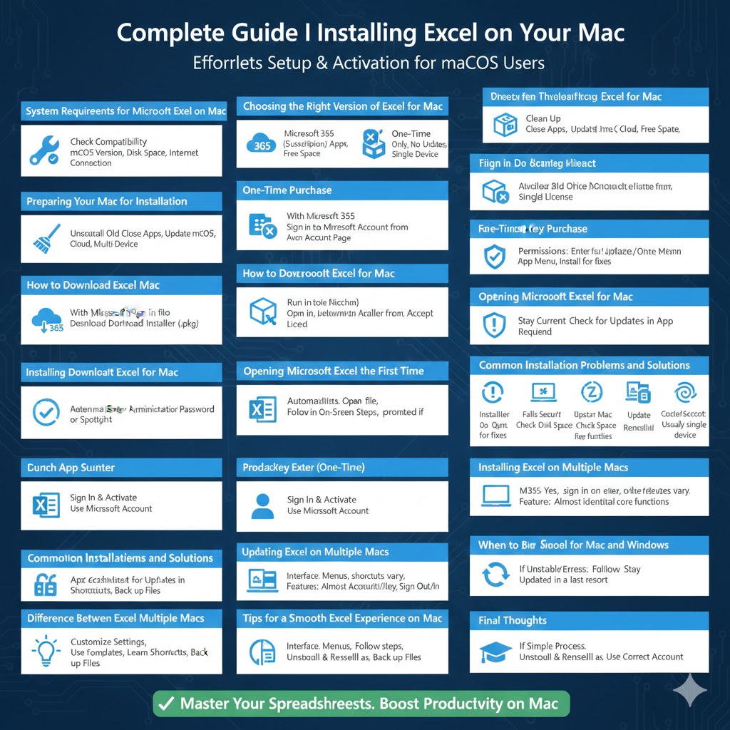 Complete Guide to Installing Microsoft Excel on Your Mac – 2026