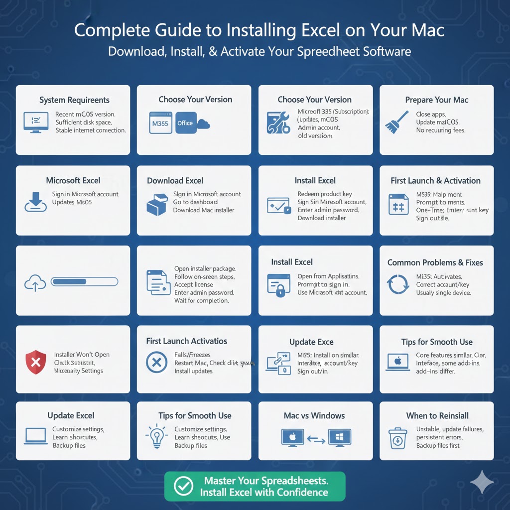 Complete Guide to Installing Microsoft Excel on Your Mac - 2026 5 Installing Microsoft