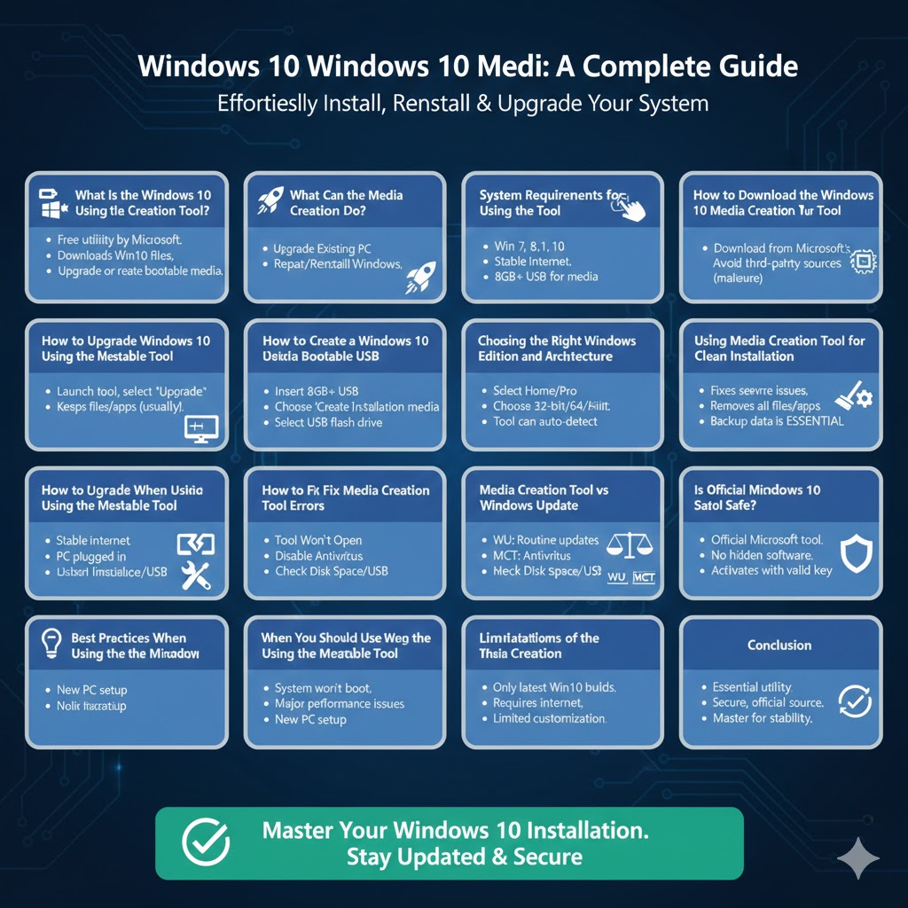 Windows 10 Media Creation Tool: A Complete Guide
