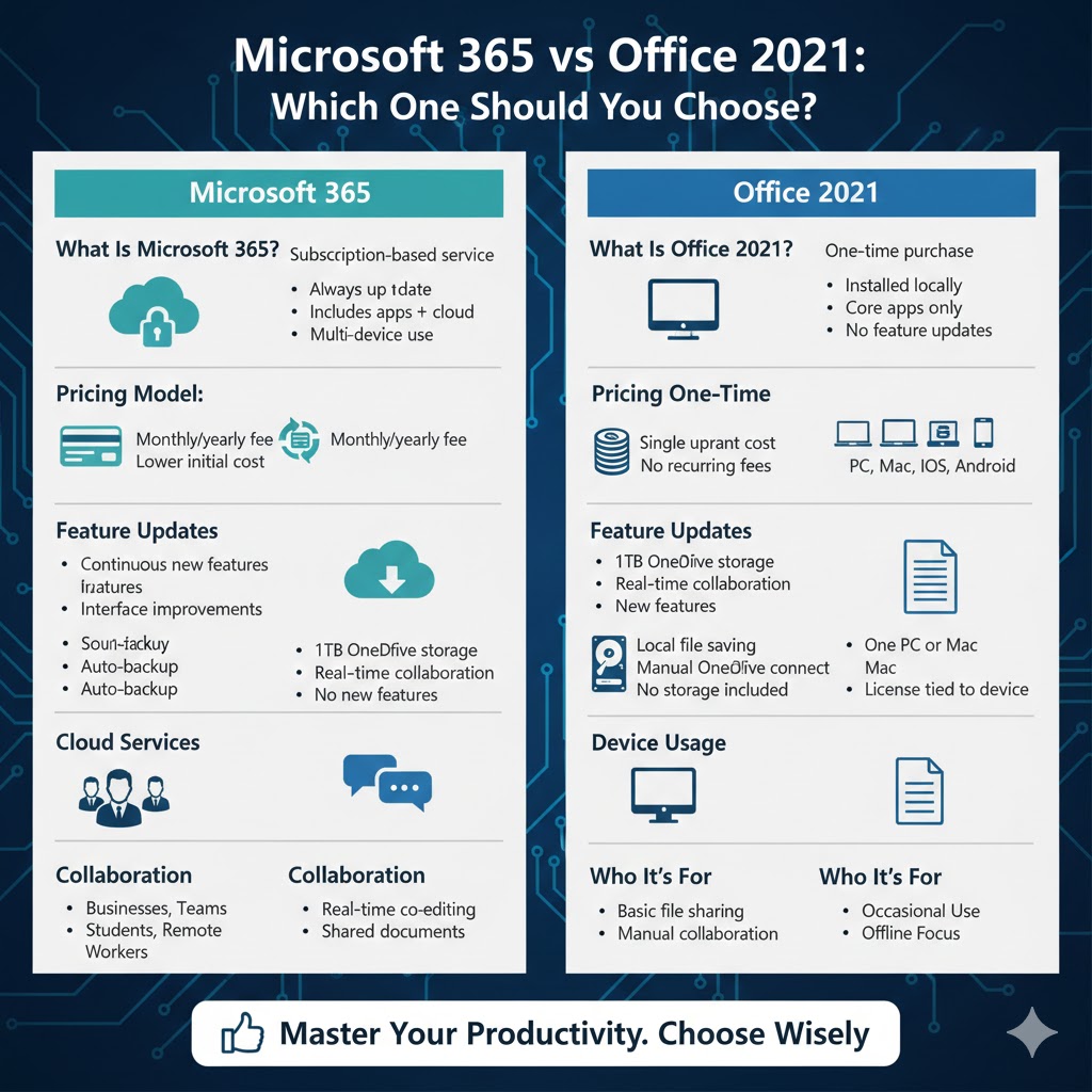 Microsoft 365 vs Office 2021: Which One Should You Choose?