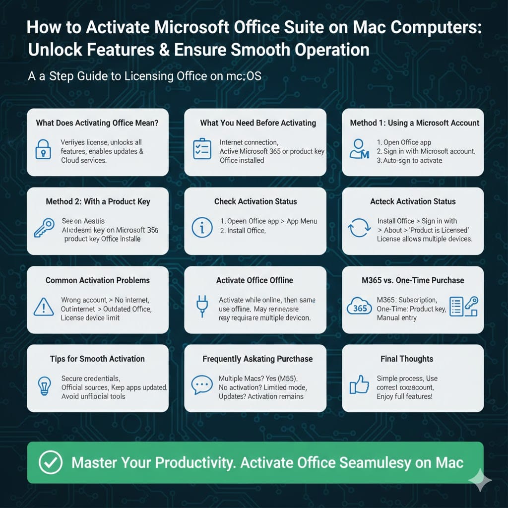 Activating Microsoft Office Suite on Mac Computers – 2026