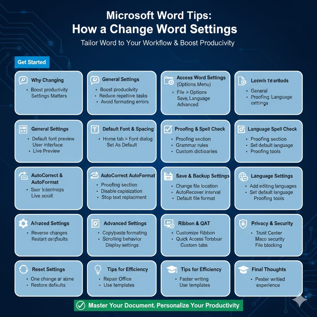Microsoft Word Tips: How to Change Word Settings – 2026