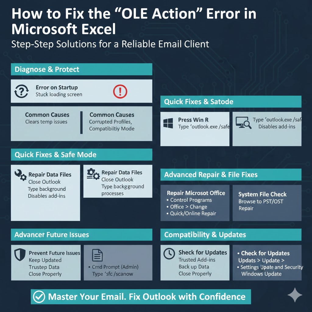 How to Fix the “OLE Action” Error in Microsoft Excel – 2026