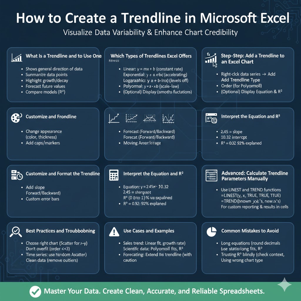 How to Create a Trendline in Microsoft Excel – 2026