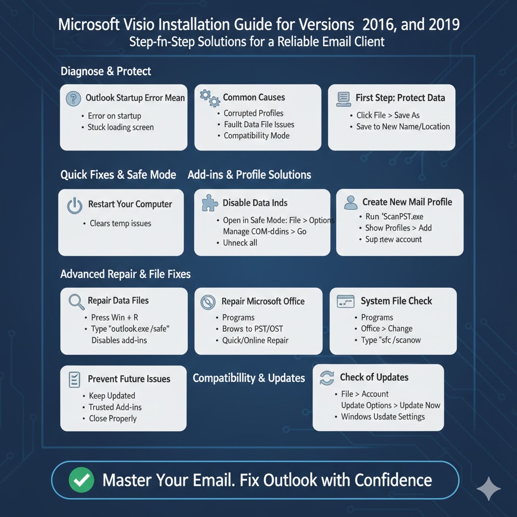 Microsoft Visio Installation Guide for Versions 2013, 2016, and 2019