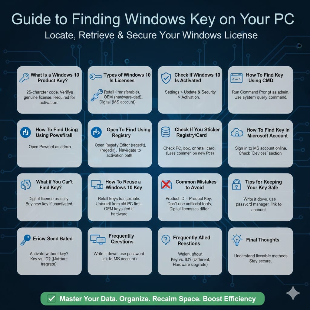 Guide to Finding the Windows 10 Product Key on Your PC