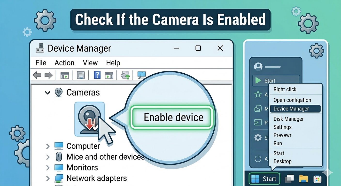 Camera Not Working? Fix Error 0xA00F4244 No Cameras Are Attached 7 Error