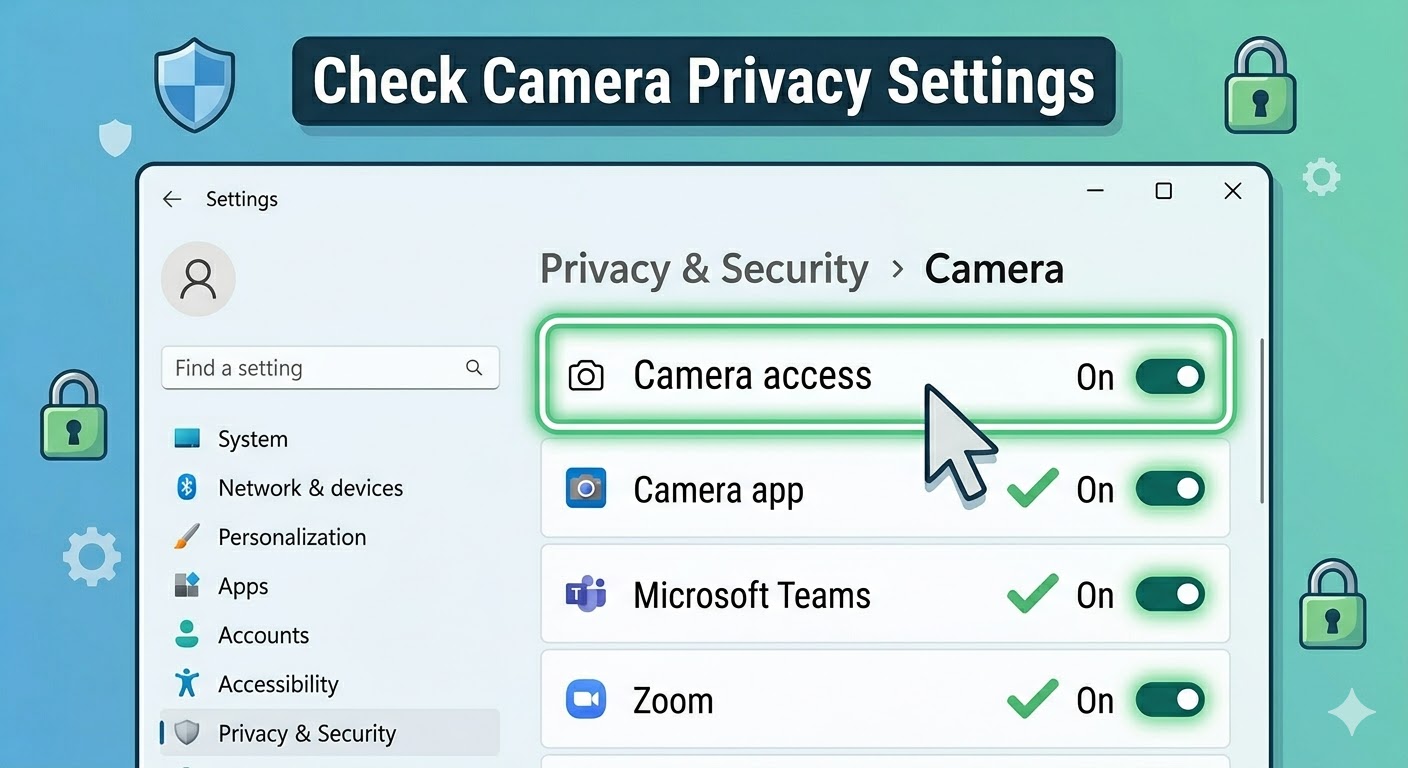 Camera Not Working? Fix Error 0xA00F4244 No Cameras Are Attached 8 Error