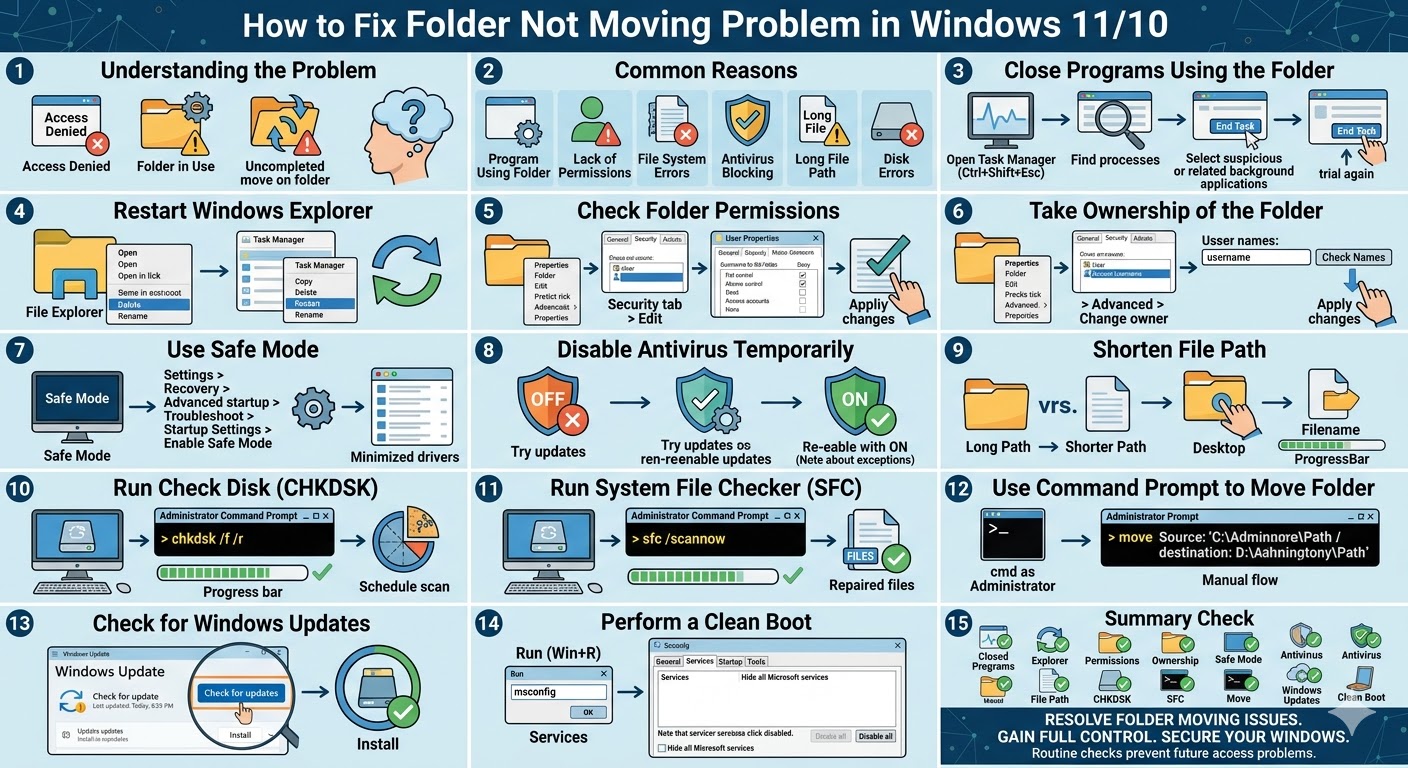 Fix Folder Not Moving Problem in Windows 11/10 5 Fix Folder Not Moving2