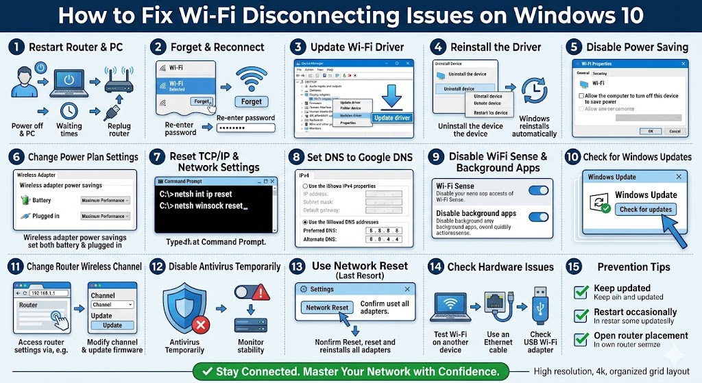 How to Fix Wi-Fi Disconnecting Issues on Windows 10 5 Fix Wi Fi Disconnecting Issues2