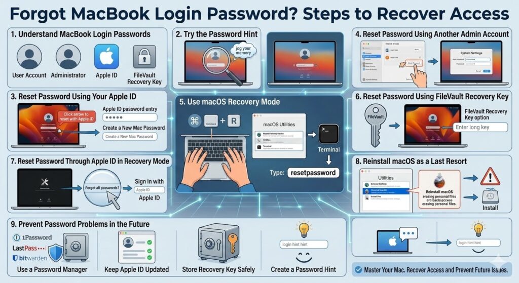 Forgot MacBook Login Password? Steps to Recover Access – 2026