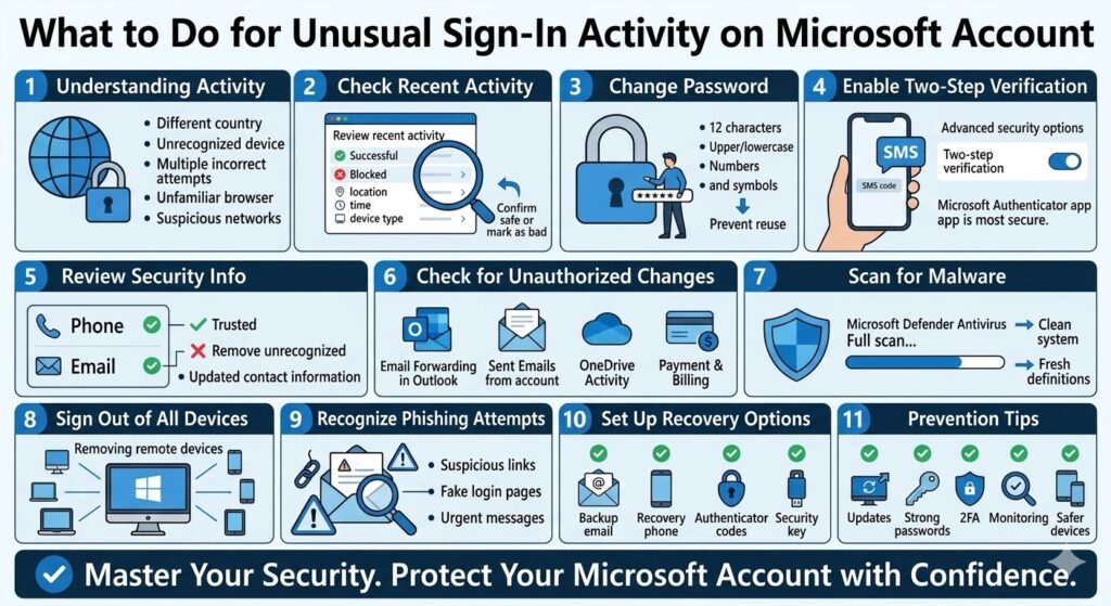What to Do When You Notice Unusual Sign-In Activity on Your Microsoft Account – 2026