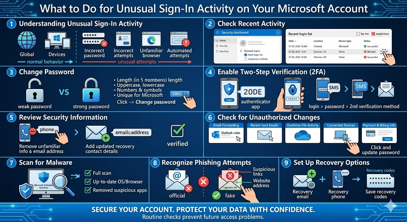 What to Do When You Notice Unusual Sign-In Activity on Your Microsoft Account - 2026 5 Notice Unusual Sign In Activity2