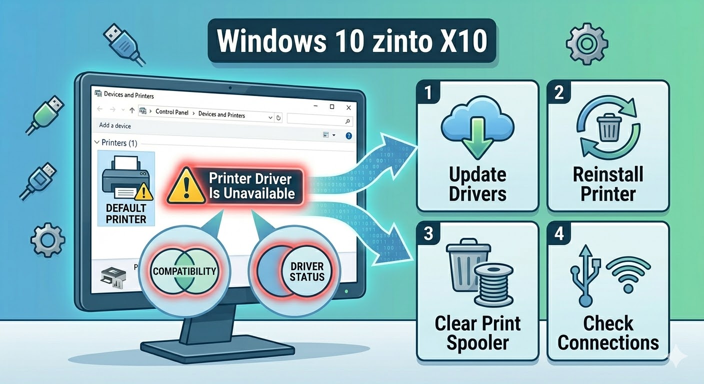 How to Fix “Printer Driver Is Unavailable” Error on Windows 10 5 Printer Driver Is Unavailable