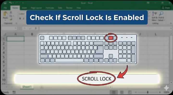 Arrow Keys Not Responding in Excel? Solutions to Fix It - 2026 7 Arrow Keys Not Responding2