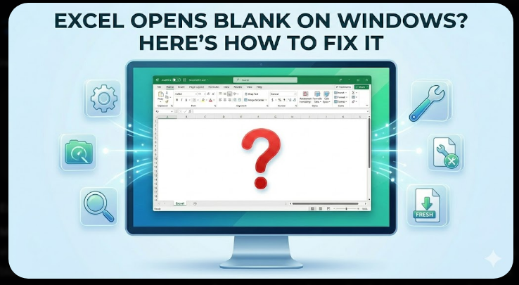 Excel Opens Blank on Windows? Here’s How to Fix It – 2026