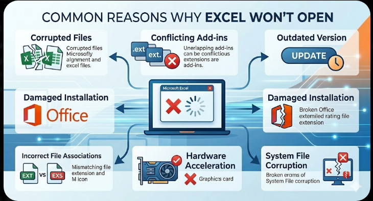How to Fix Excel Not Opening Issue on Windows – 2026