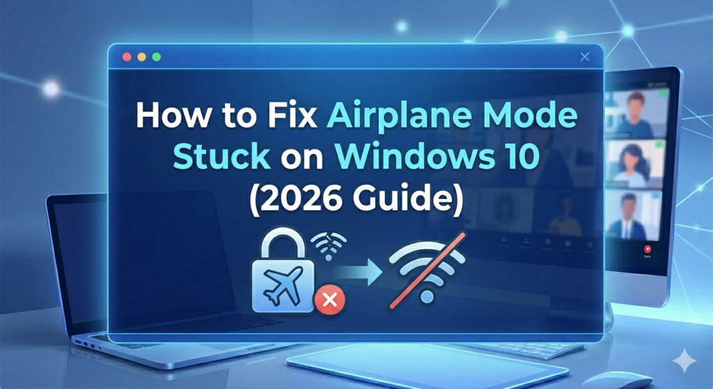 How to Fix Airplane Mode Stuck on Windows 10 (2026 Guide)