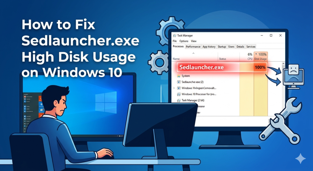 How to Fix Sedlauncher.exe High Disk Usage on Windows 10