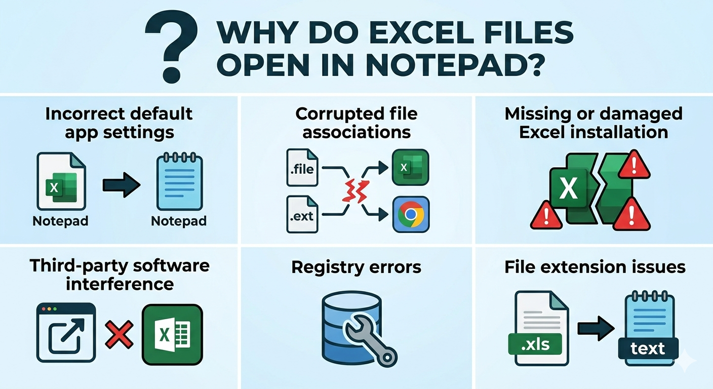 Fix Excel Documents Opening as Notepad Files in Windows 11 8 Gemini Generated Image ndm148ndm148ndm1 1