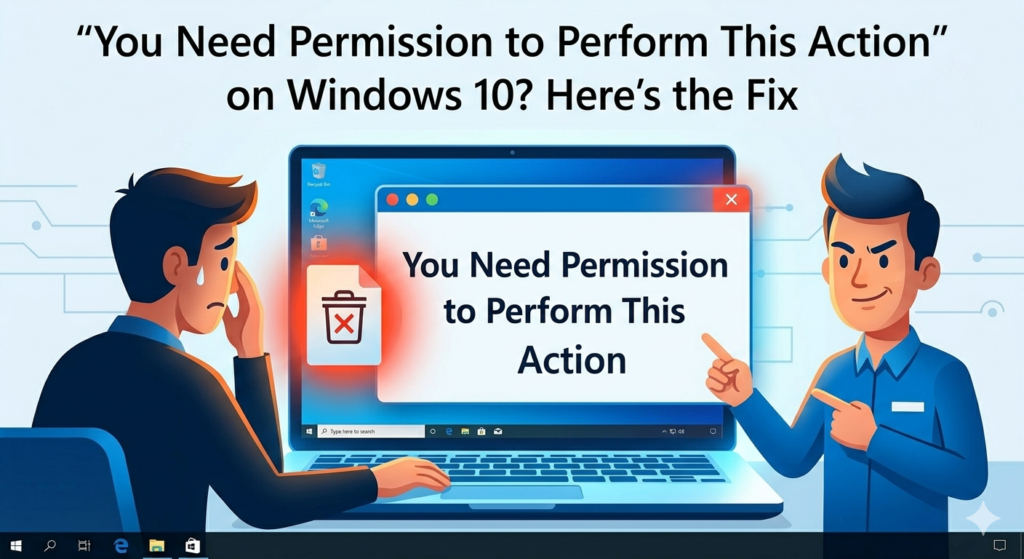 “You Need Permission to Perform This Action” on Windows 10? Here’s the Fix
