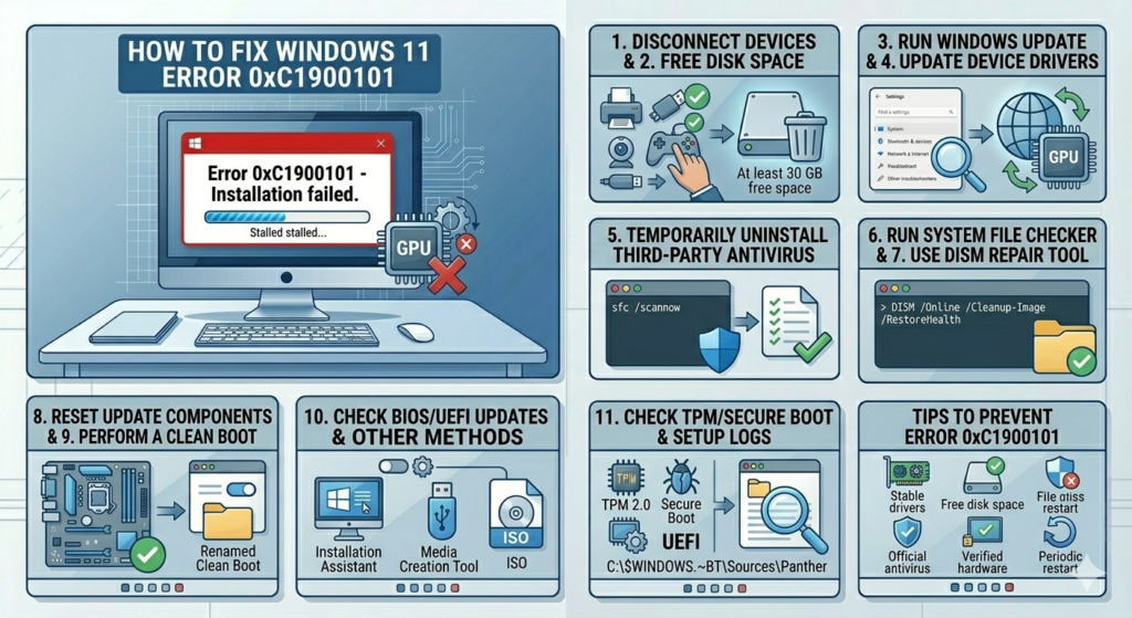 Solved: Error 0xC1900101 on Windows 11