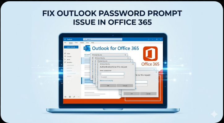 Fix Outlook Password Prompt Issue in Office 365